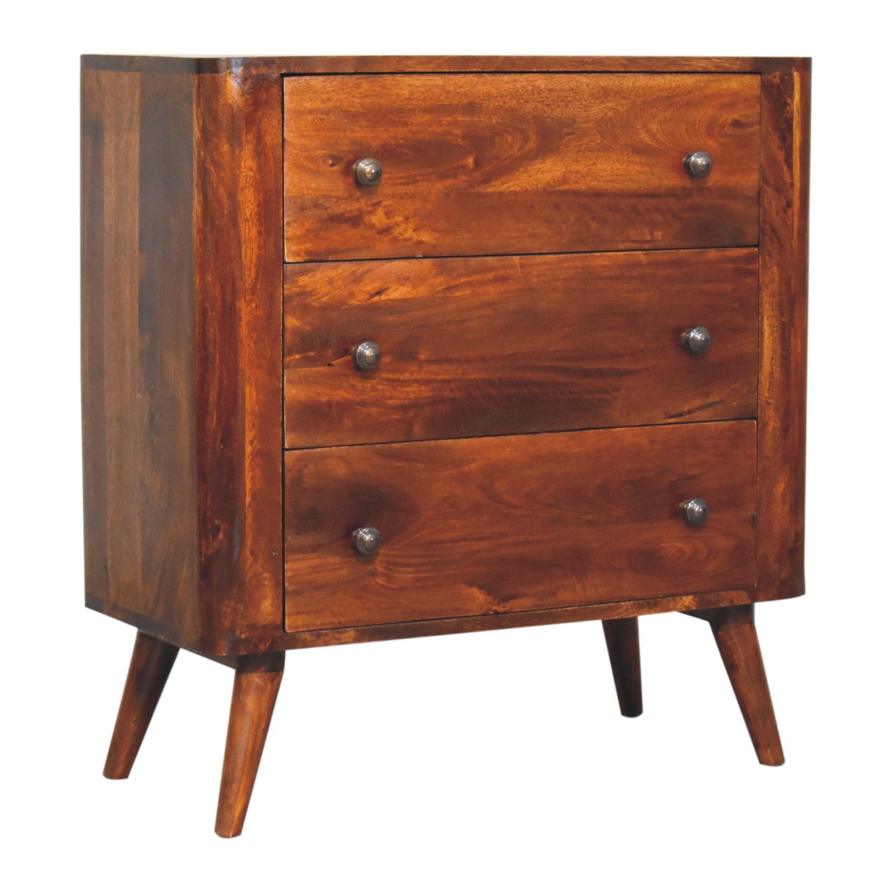 Bera Chest of Drawers | Chestnut Mango Wood
