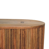 Soba Ball Lid-up Coffee Table | Oak-Ish Solid Mango Wood