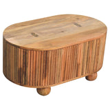 Soba Ball Lid-up Coffee Table | Oak-Ish Solid Mango Wood