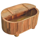 Soba Ball Lid-up Coffee Table | Oak-Ish Solid Mango Wood