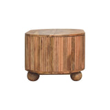 Soba Ball Lid-up Coffee Table | Oak-Ish Solid Mango Wood