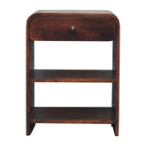 Aspen Open Bedside Table | Chestnut Mango Wood
