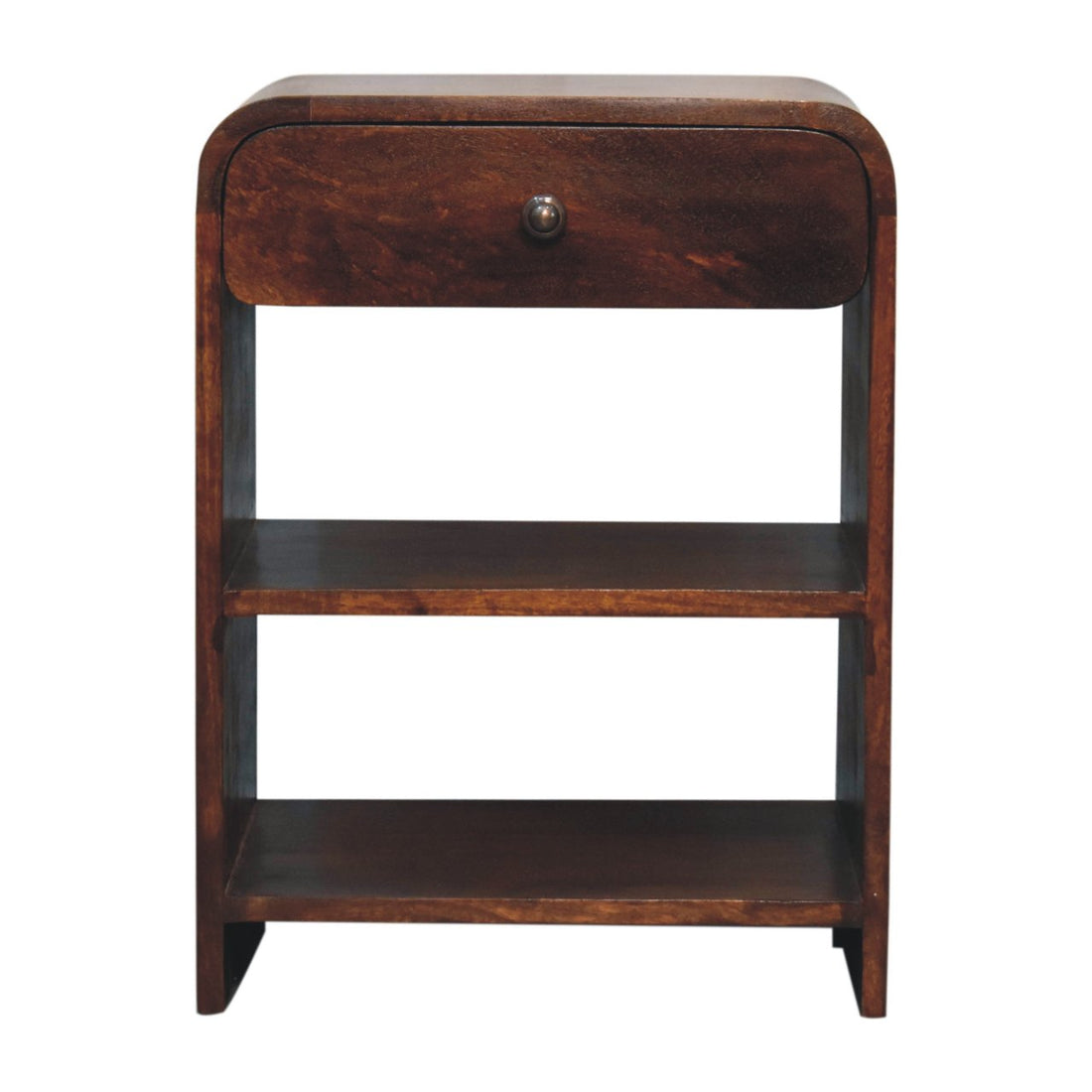 Aspen Open Bedside Table | Chestnut Mango Wood