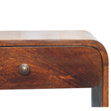 Aspen Open Bedside Table | Chestnut Mango Wood