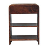 Aspen Open Bedside Table | Chestnut Mango Wood
