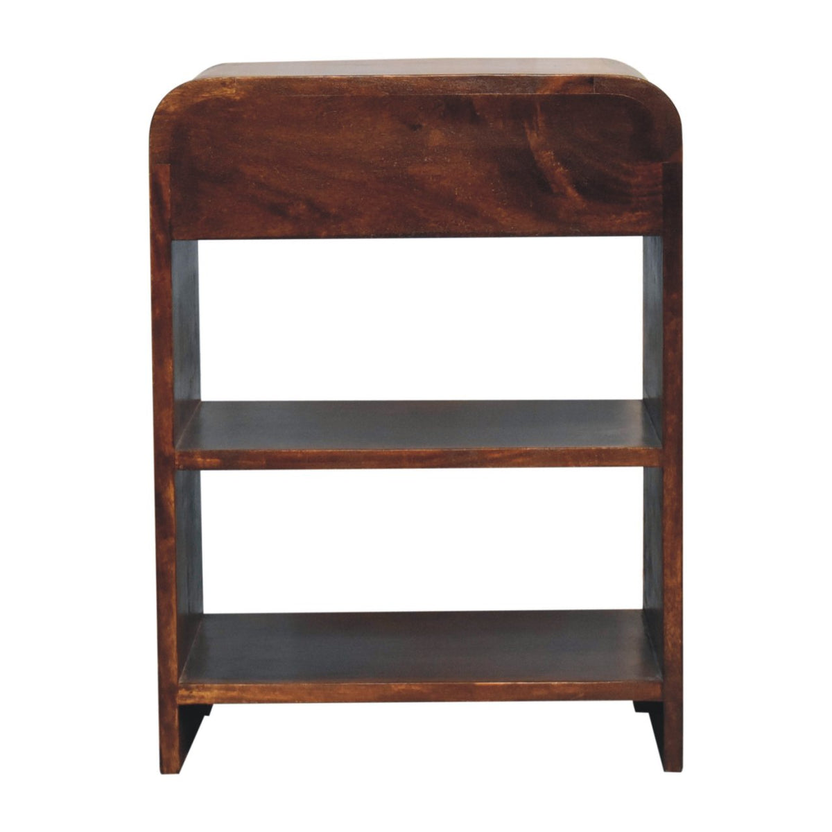 Aspen Open Bedside Table | Chestnut Mango Wood