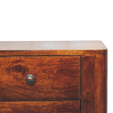Bera Bedside Table | Chestnut Solid Mango Wood
