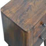 Bera Bedside Table | Chestnut Solid Mango Wood
