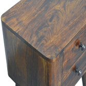 Bera Bedside Table | Chestnut Solid Mango Wood