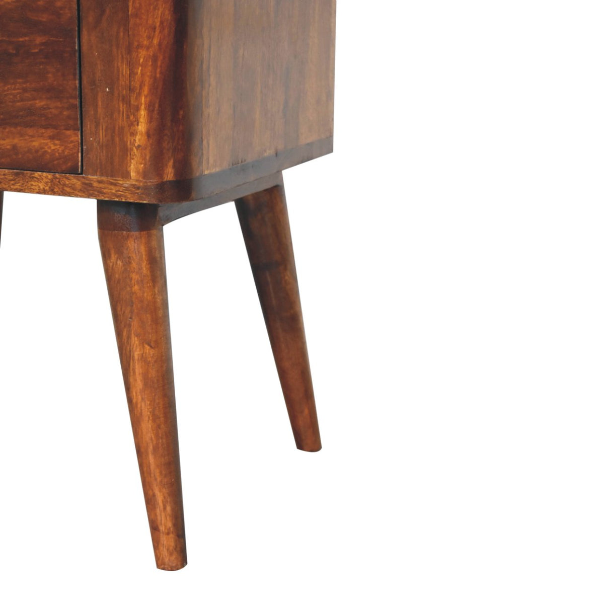 Bera Bedside Table | Chestnut Solid Mango Wood