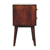Bera Bedside Table | Chestnut Solid Mango Wood