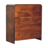 Aspen Slim Chest of Drawers | Chestnut Mango Wood
