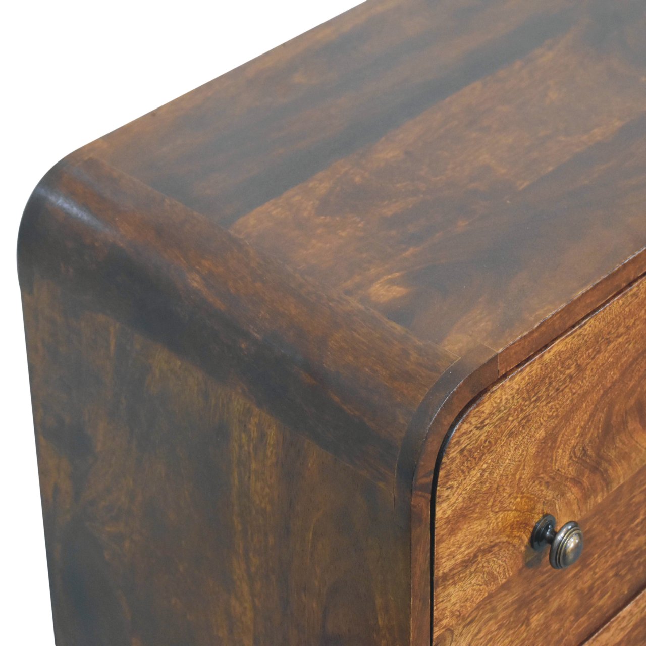Aspen Slim Chest of Drawers | Chestnut Mango Wood