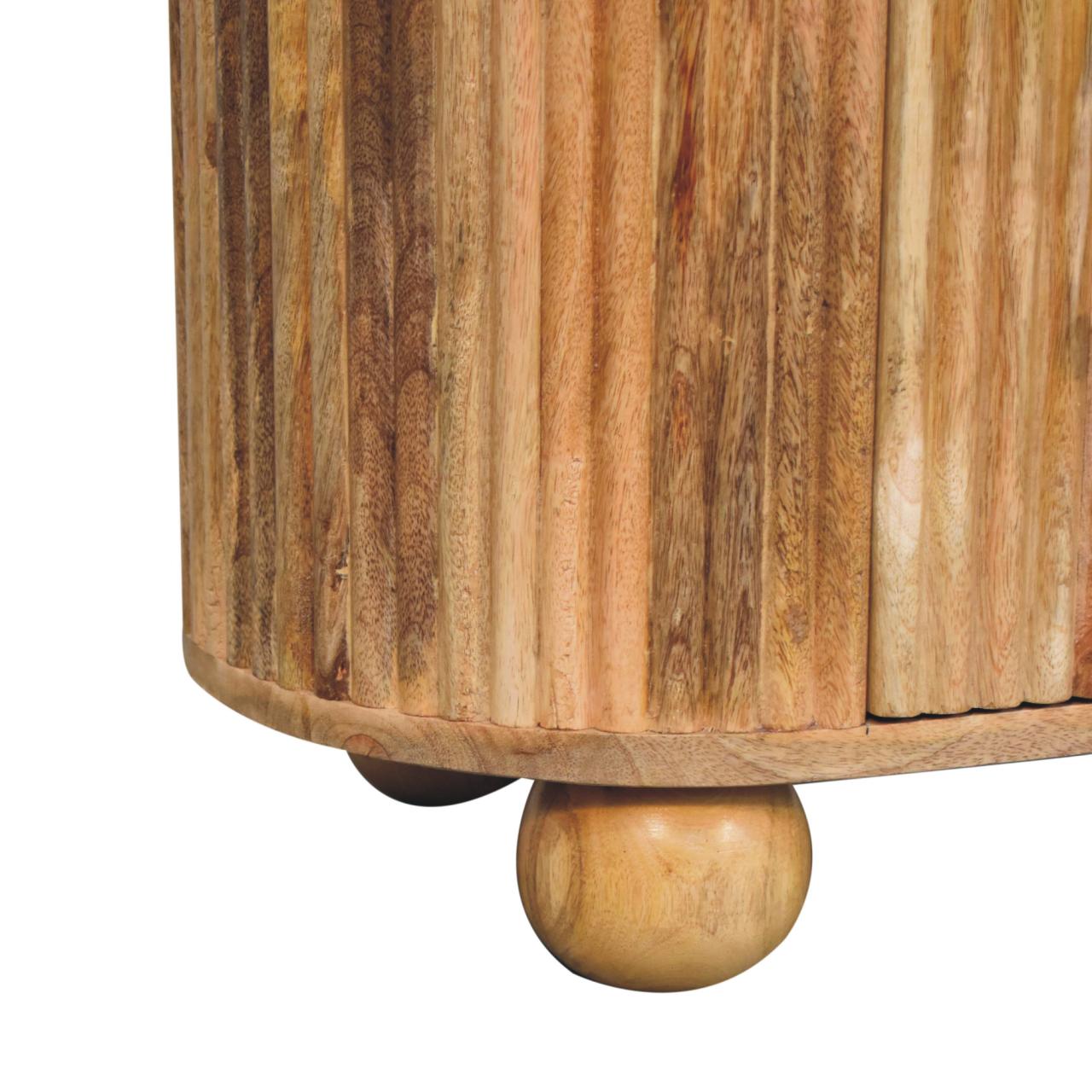 Soba Ball Chest of Drawers | Oak Solid Mango Wood