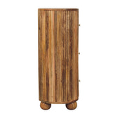 Soba Ball Chest of Drawers | Oak Solid Mango Wood