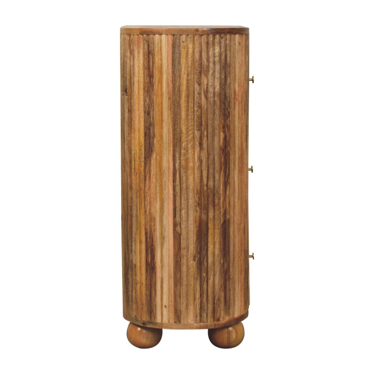 Soba Ball Chest of Drawers | Oak Solid Mango Wood
