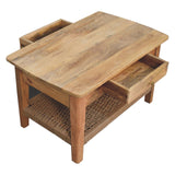 Rope 2-Drawers Coffee Table