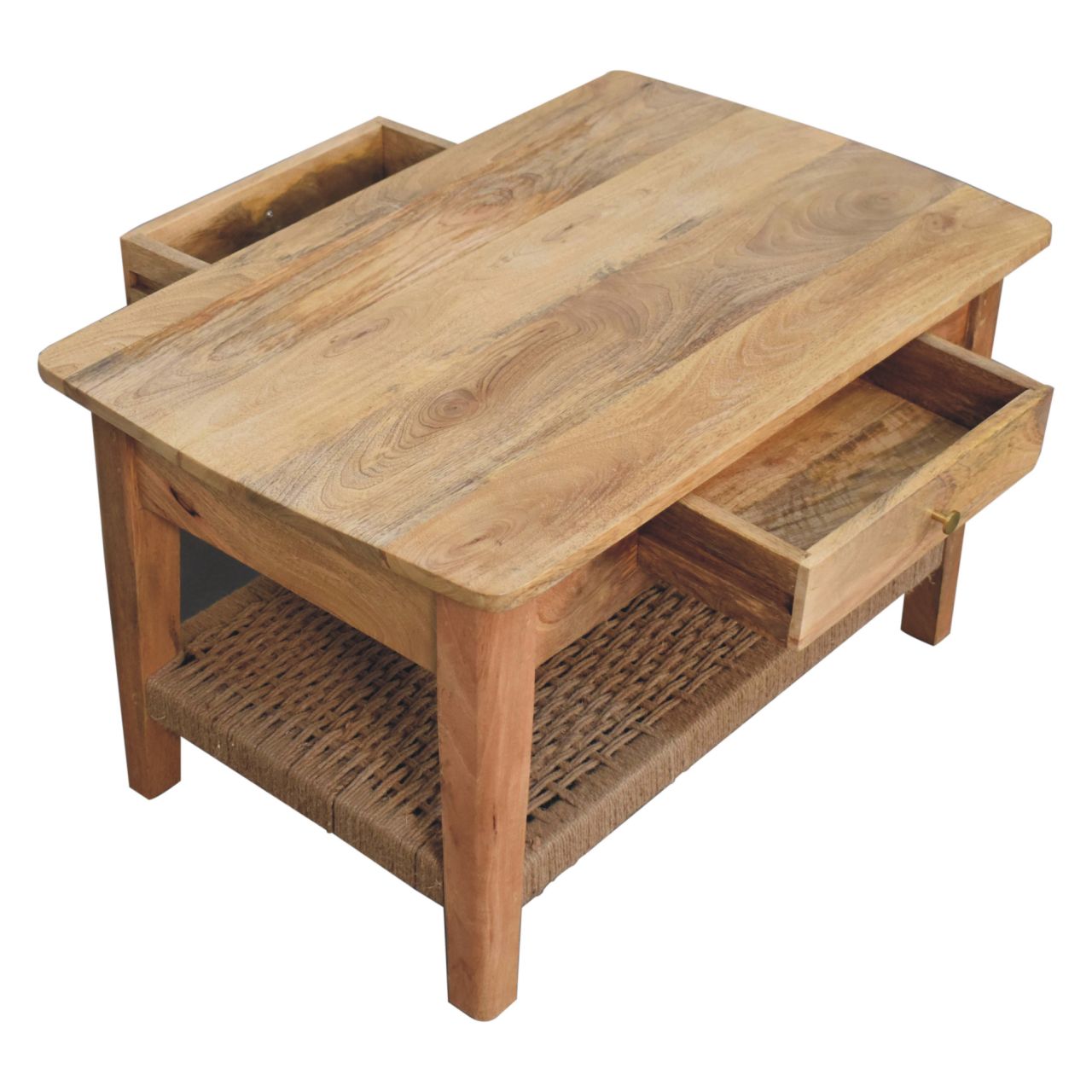Rope 2-Drawers Coffee Table