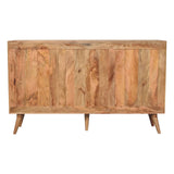 Soba T-Bar Large Nordic Chest of Drawers | Oak Solid Mango Wood