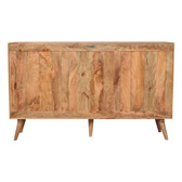 Soba T-Bar Large Nordic Chest of Drawers | Oak Solid Mango Wood