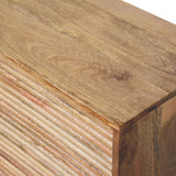 Soba T-Bar Large Nordic Chest of Drawers | Oak Solid Mango Wood