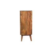 Soba T-Bar Large Nordic Chest of Drawers | Oak Solid Mango Wood