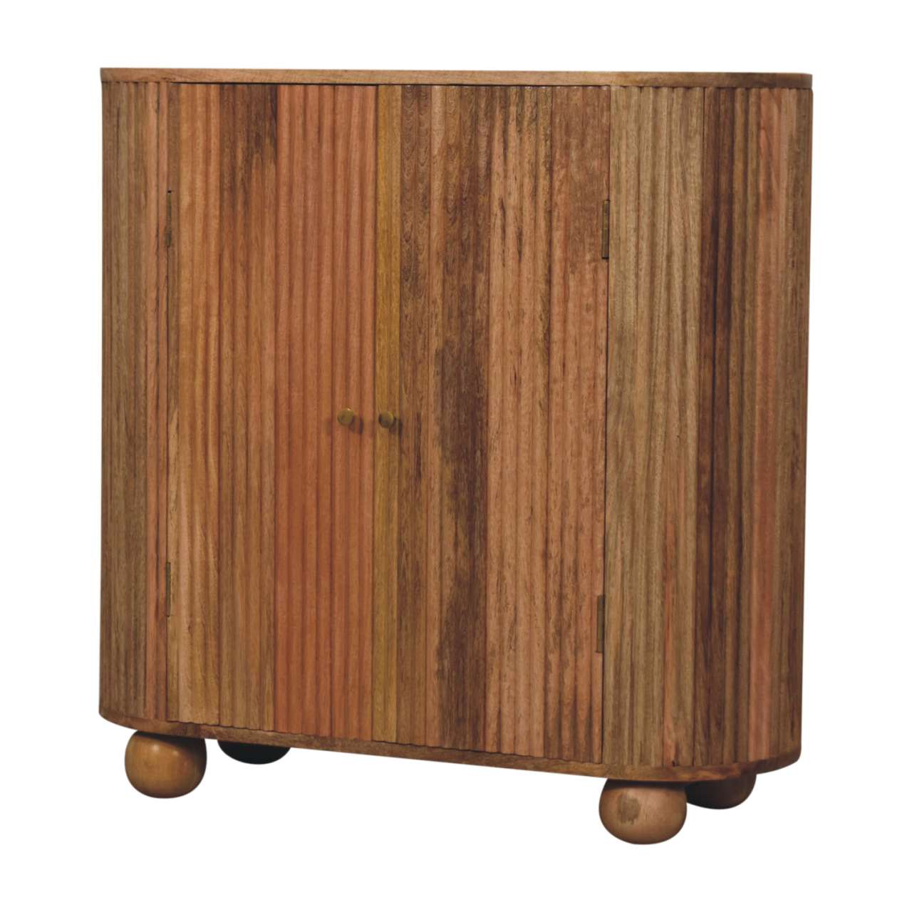 Soba Ball Chest of Drawers | Oak Solid Mango Wood