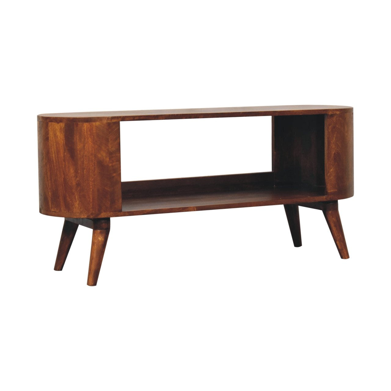 Soba Chestnut Shoe Chest of Drawers
