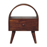 Chestnut Dome Bedside Table