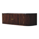 Chunky Chestnut Wall Mounted Console Chest of Drawers | Wall-Mounted