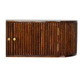 Chunky Chestnut Wall Mounted Console Chest of Drawers | Wall-Mounted