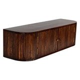 Chunky Chestnut Wall Mounted Console Chest of Drawers | Wall-Mounted