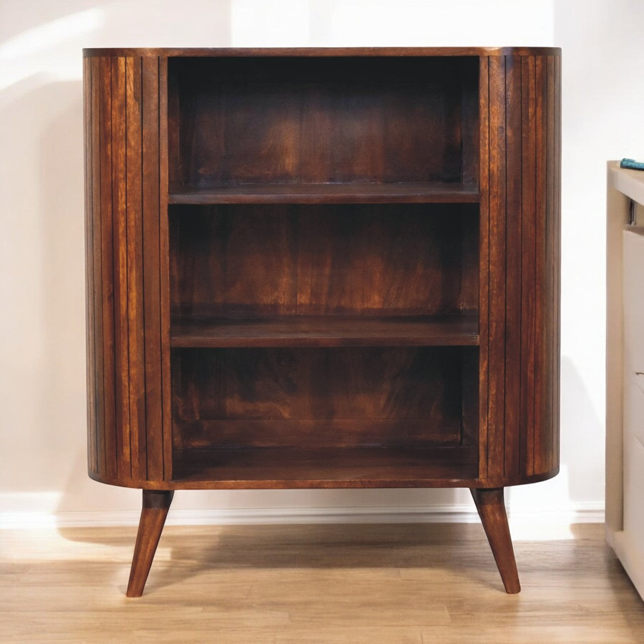 Cortez Chestnut Open Cabinet