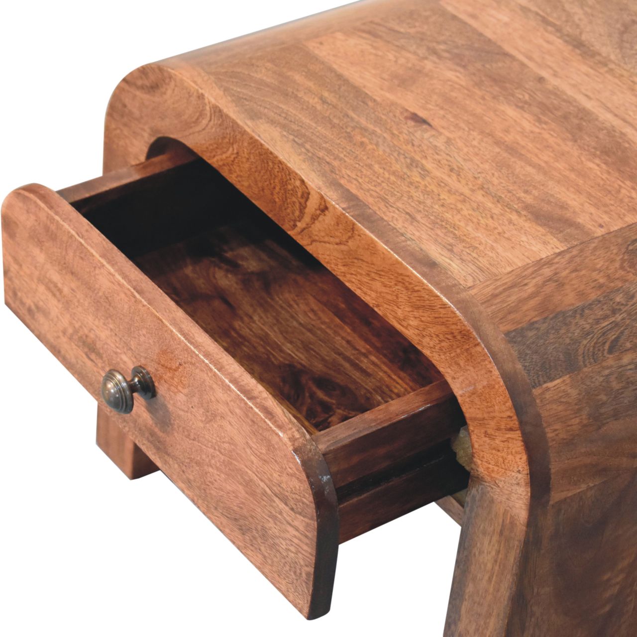 Honey Caramel Darcy Bedside Table