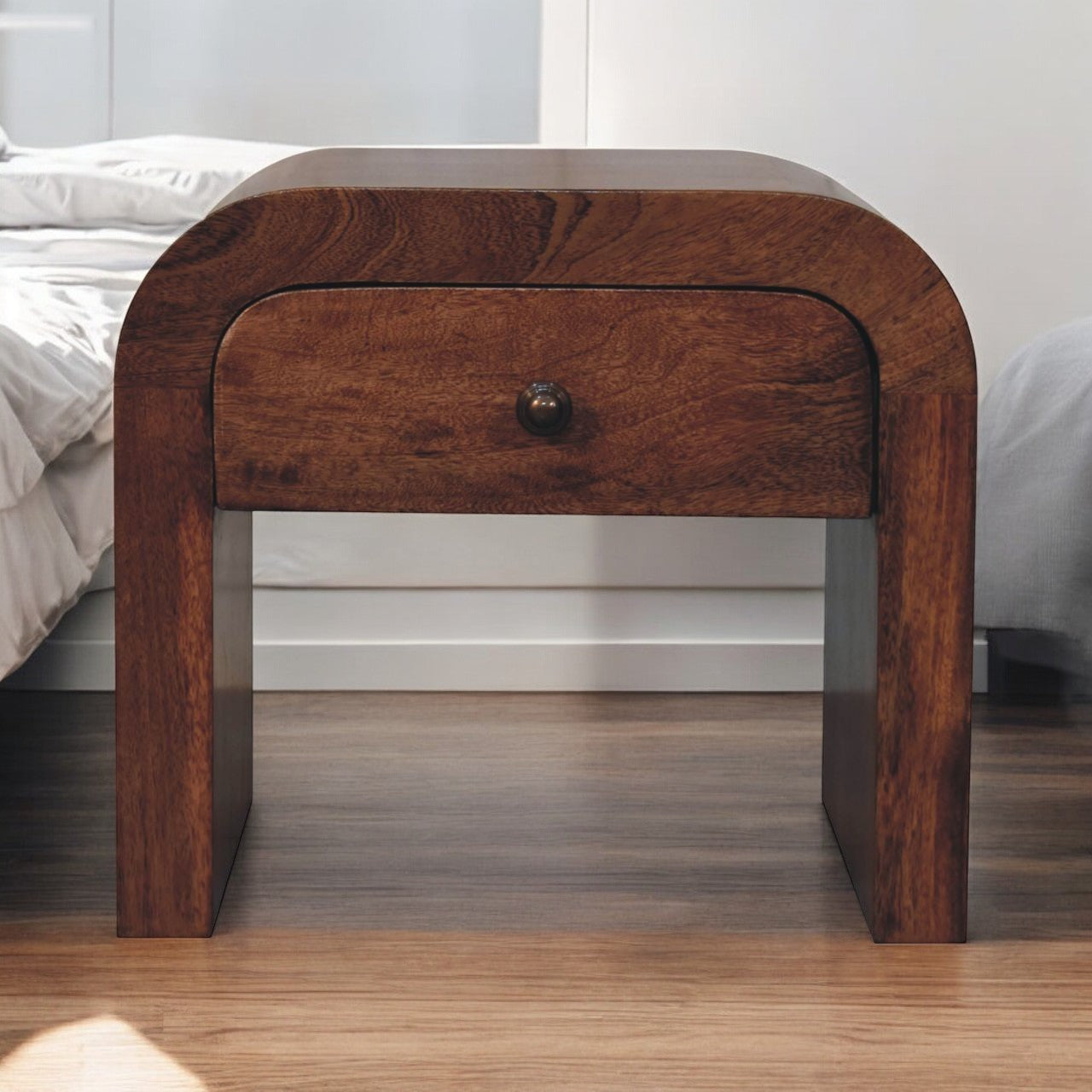Honey Caramel Darcy Bedside Table
