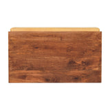 Buffalo Hide Pull out Honey Caramel Shoe Storage Bench | Hidden Storage