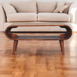 Amaya Nordic Style Honey Caramel Coffee Table
