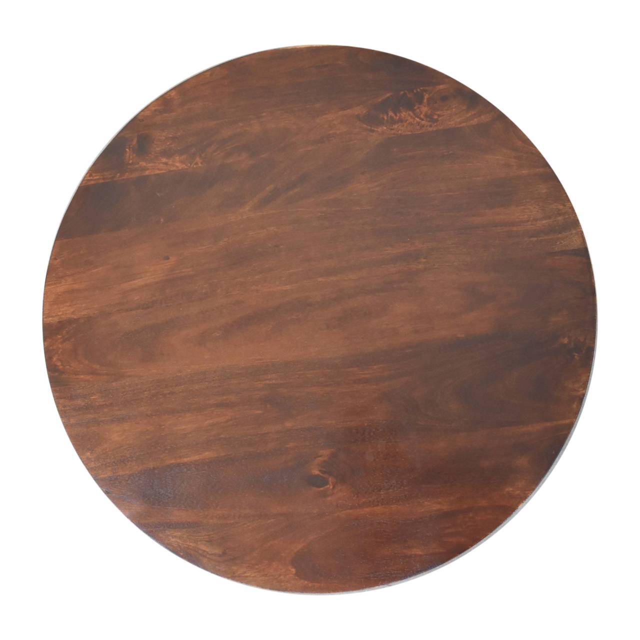 California Walnut Central Table with Ball Feet Accent Piece