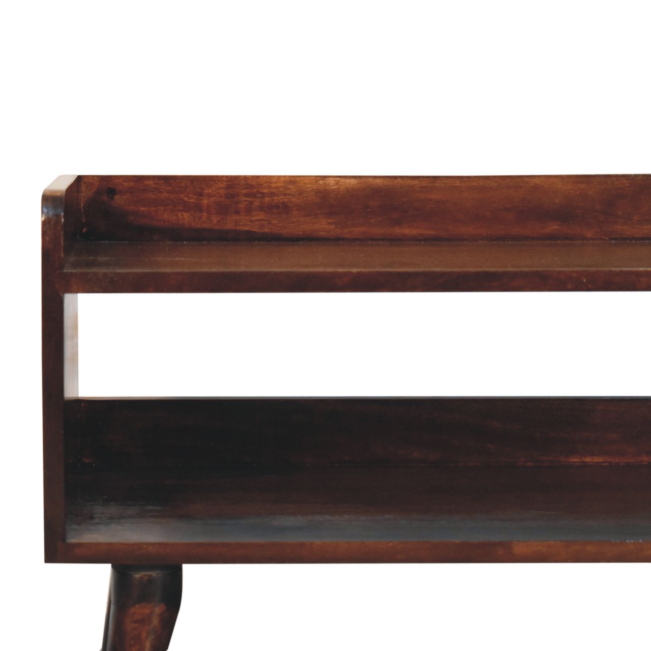 California Walnut Nordic Storage Bench | Hidden Storage