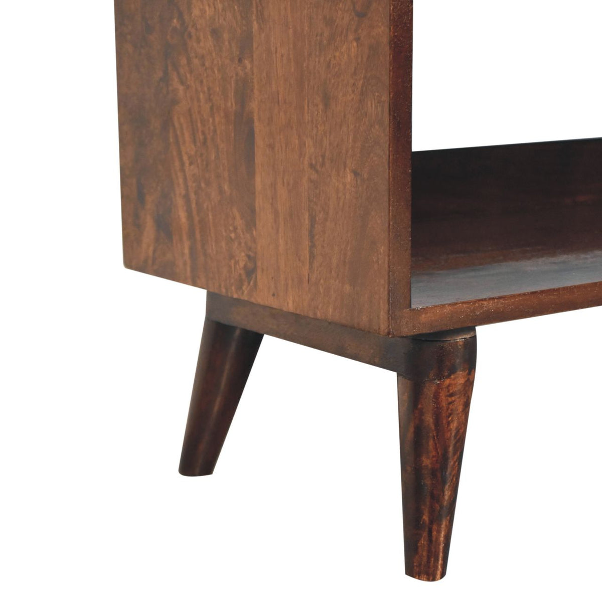 California Walnut Nordic Storage Bench | Hidden Storage