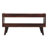 California Walnut Nordic Storage Bench | Hidden Storage