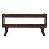California Walnut Nordic Storage Bench | Hidden Storage