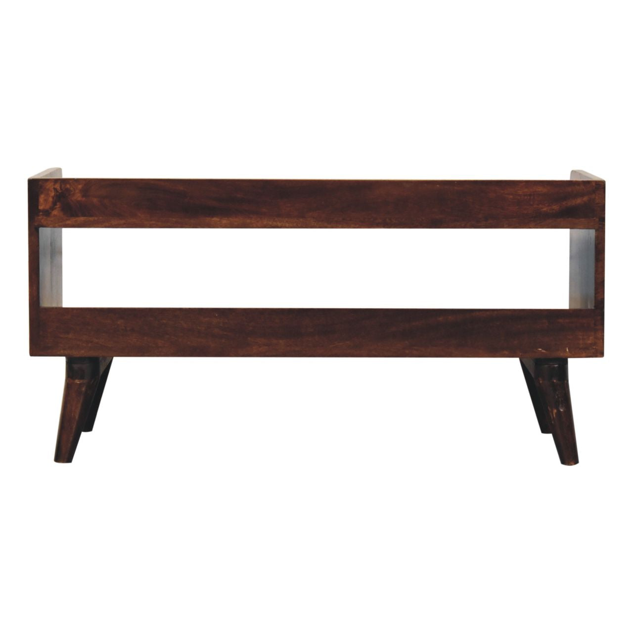 California Walnut Nordic Storage Bench | Hidden Storage