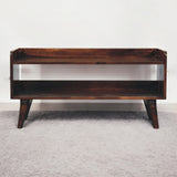 California Walnut Nordic Storage Bench | Hidden Storage