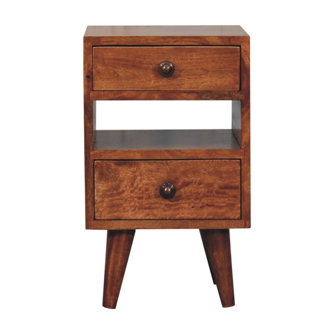 Mini Classic Multi Honey Caramel Bedside Table