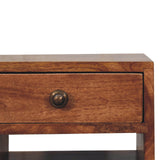 Mini Classic Multi Honey Caramel Bedside Table