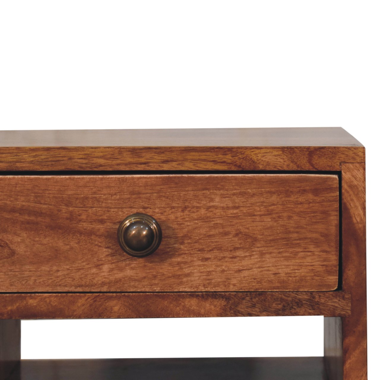 Mini Classic Multi Honey Caramel Bedside Table