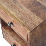 Mini Classic Multi Honey Caramel Bedside Table