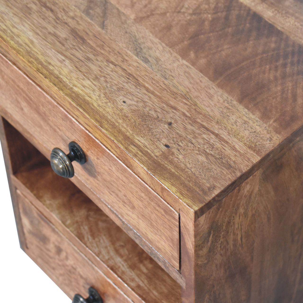 Mini Classic Multi Honey Caramel Bedside Table