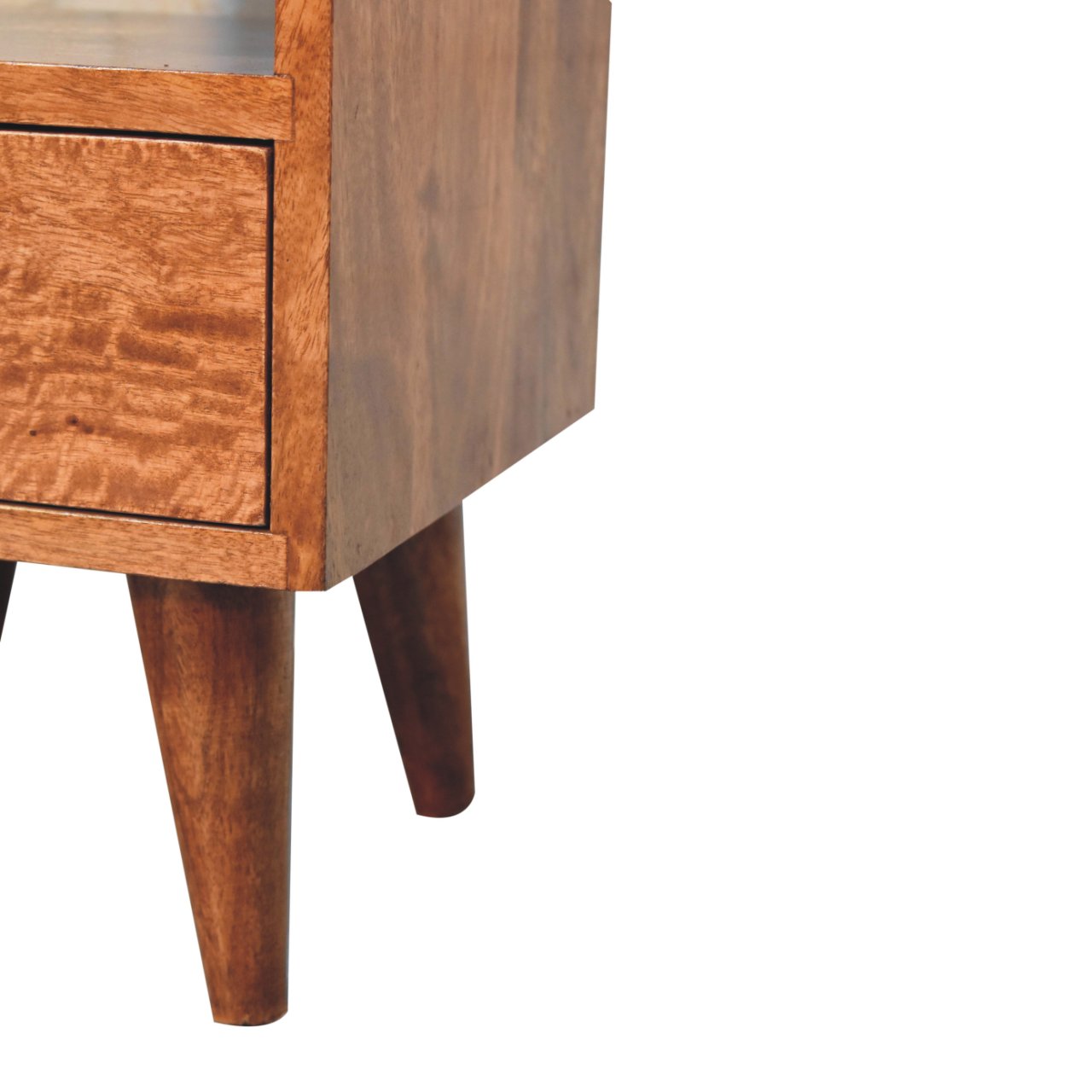 Mini Classic Multi Honey Caramel Bedside Table
